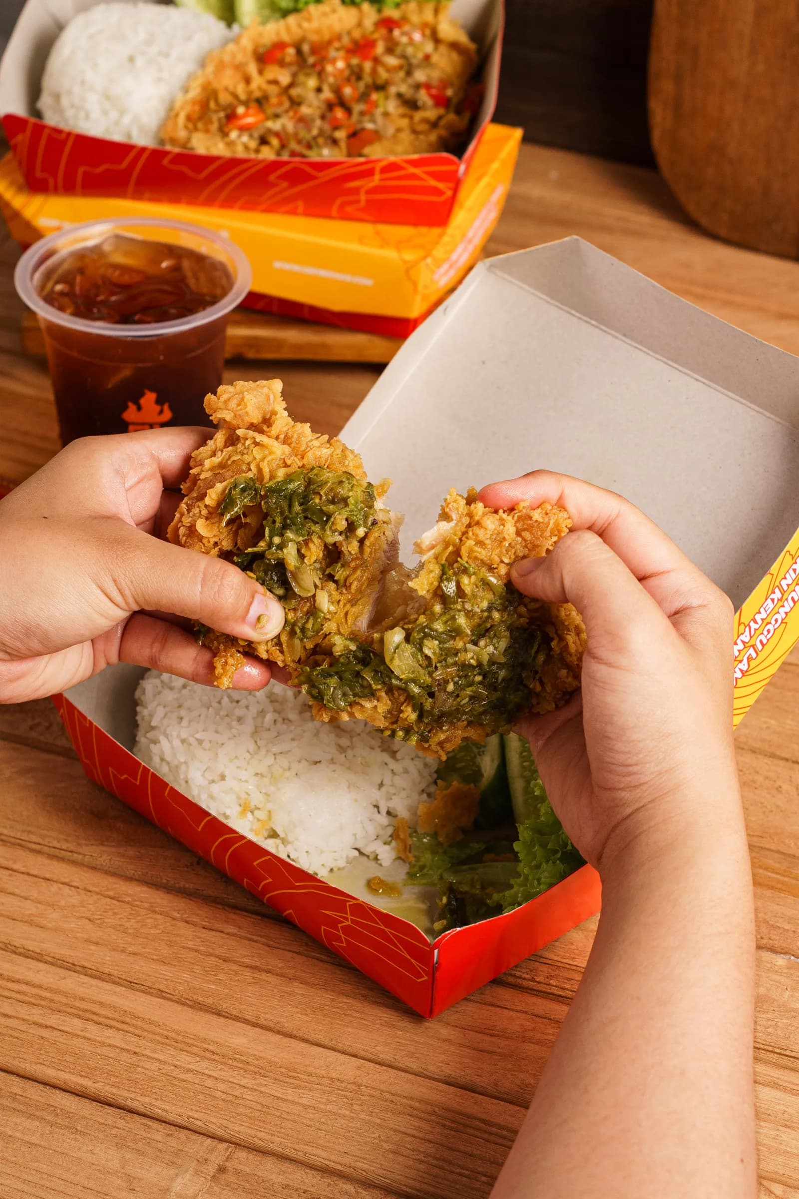 Geprek Mae - Ayam geprek tanpa tulang sambel korek di Cimahi