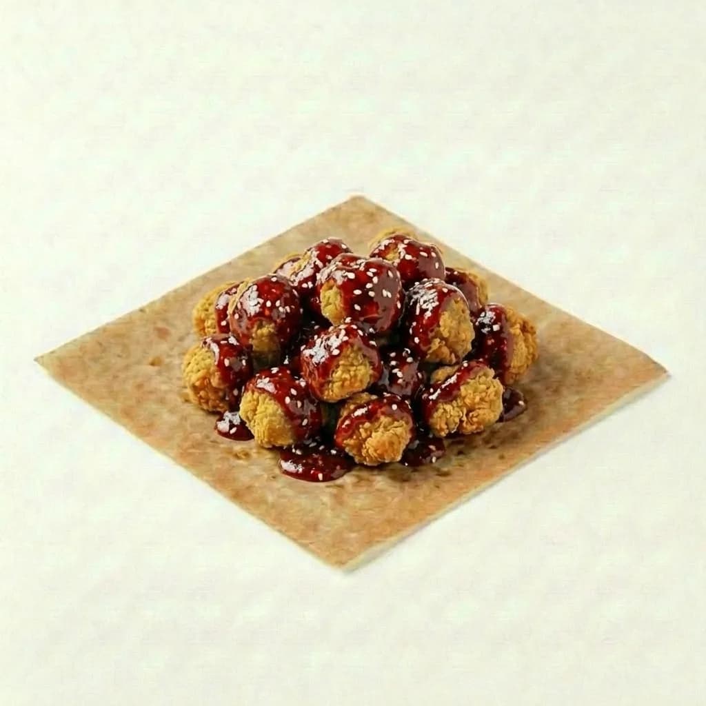 Ayam Chickpop Saus Hot BBQ